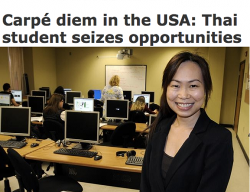 Thai student seizes opportunities