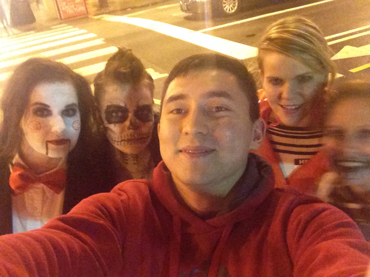 Students at Halloween IMG_1412